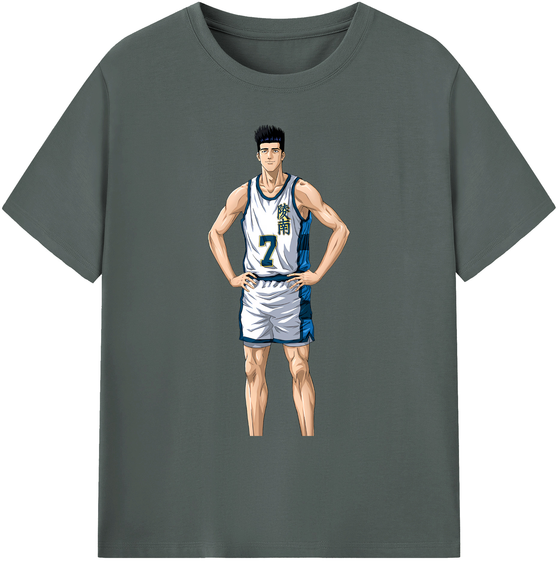 （画像用） SLAM DUNK／スラムダンク 綿100％ メンズ半袖Tシャツ｜肌触りやわらか＆通気性
